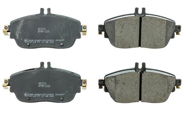 Jeu de 4 plaquettes de frein AISIN ref. BPMB-1020